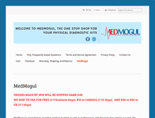 Tablet Screenshot of medmogul.com